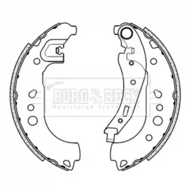 BORG & BECK bbs6508 -  Комплект тормозных колодок